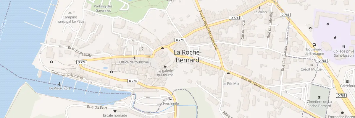 Plan du 2 Rue de Nantes à La Roche-Bernard