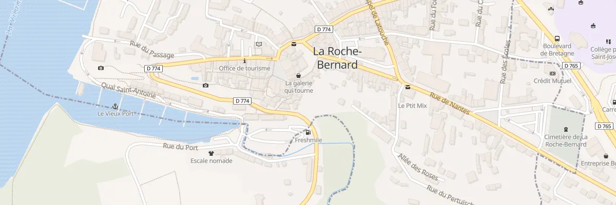 Plan du 8 Rue de la Quenelle à La Roche-Bernard