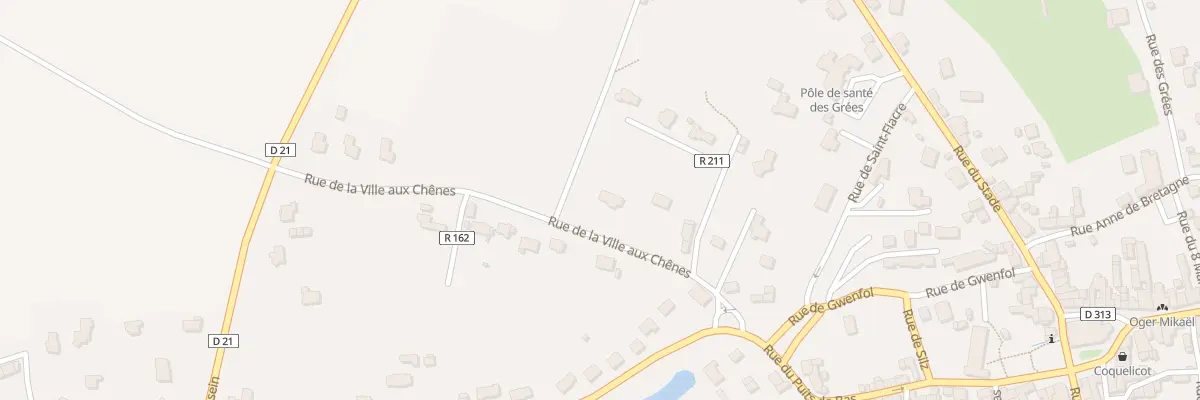 Plan du 10 Rue de la Ville aux Chênes à Malansac