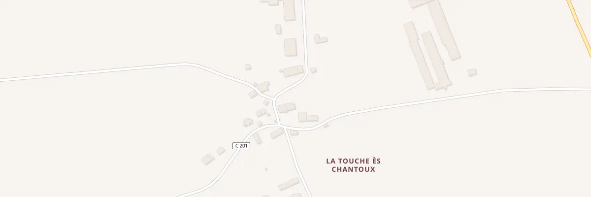 Plan du 6A La Touche es Chantoux à Mauron