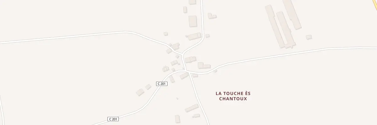 Plan du 6 La Touche es Chantoux à Mauron