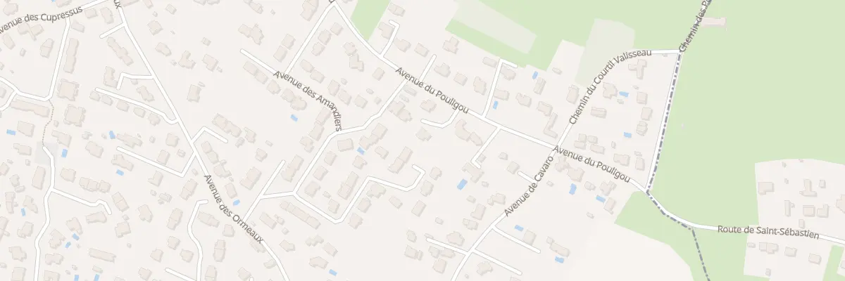 Plan du 60B Av du Pouligou à Pornichet