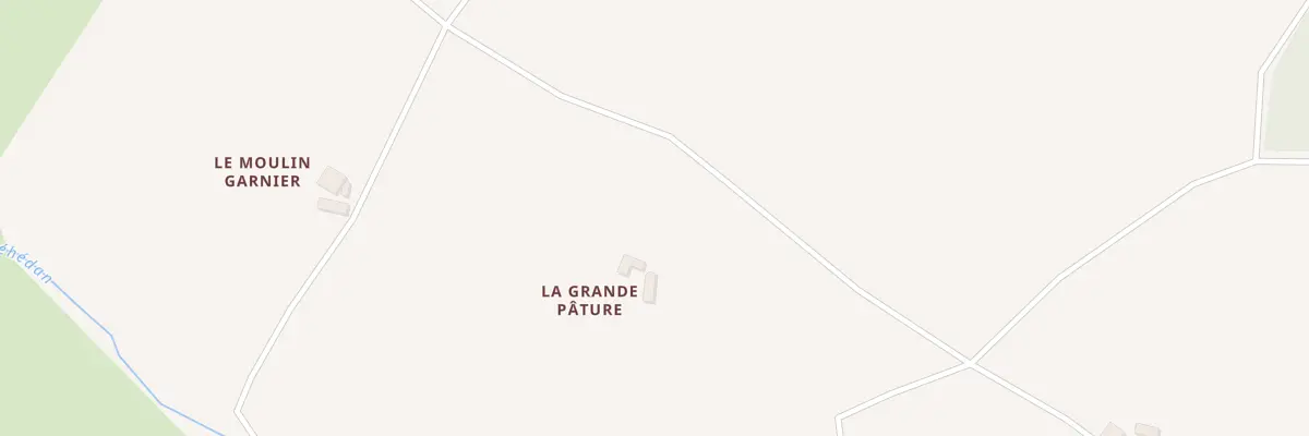 Plan du 2 La Grande Pature à Trémorel