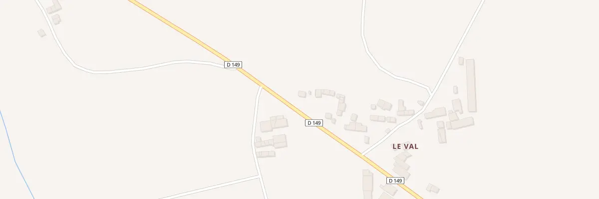 Plan du 5563A Le Val à Saint-Martin-sur-Oust