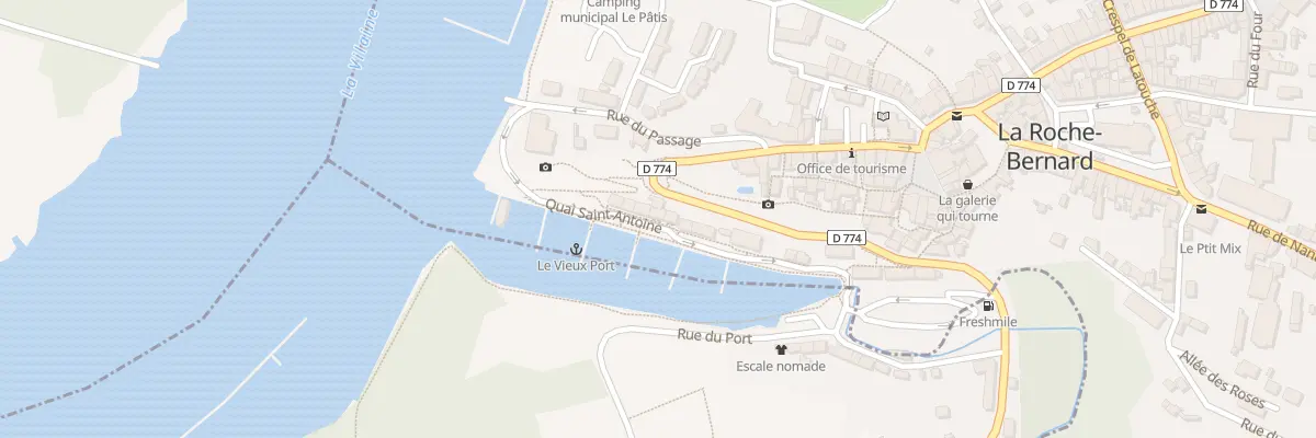 Plan du 4 Quai Saint Antoine à La Roche-Bernard
