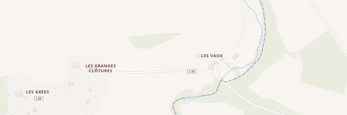 Plan du 5308 Les Vaux à Campénéac