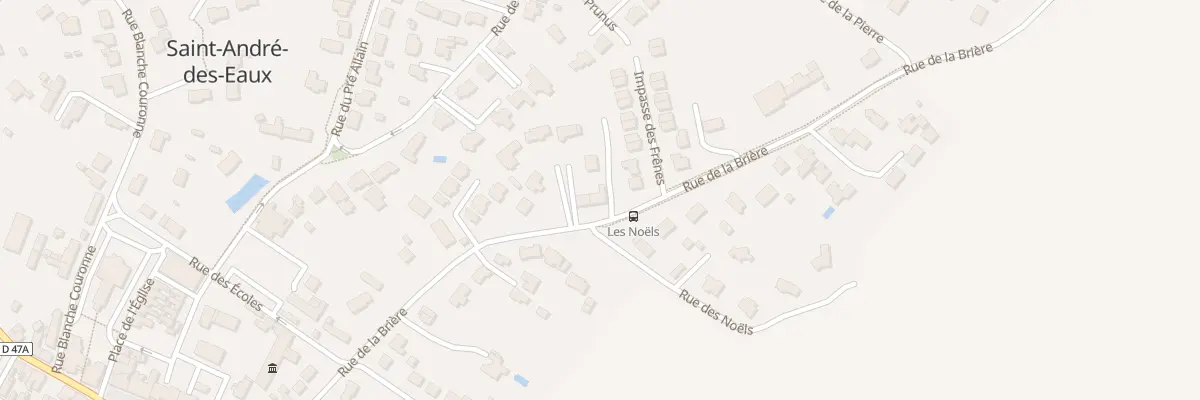 Plan du 25 Rue de la Brière à Saint-André-des-Eaux