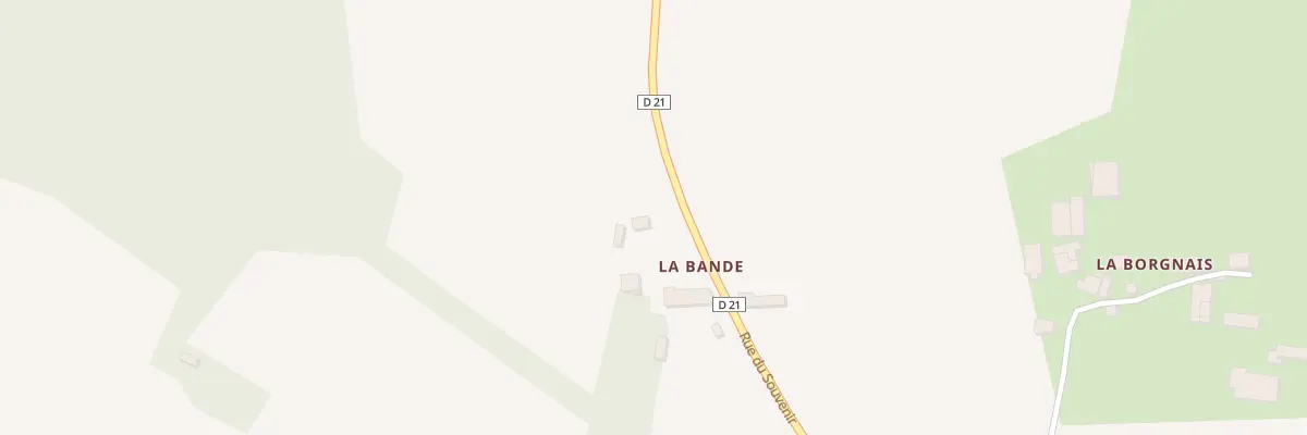 Plan du 5658A Pre de la Bande à Malansac