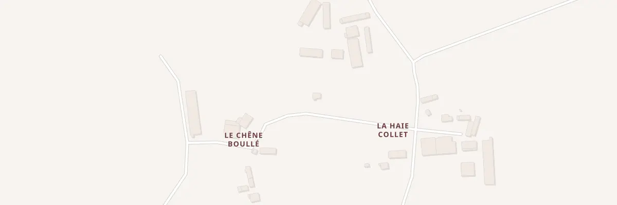 Plan du 6 La Haie Collet à Trémorel