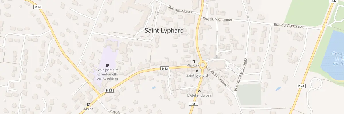 Plan du 10 Rue de la Côte d’Amour à Saint-Lyphard