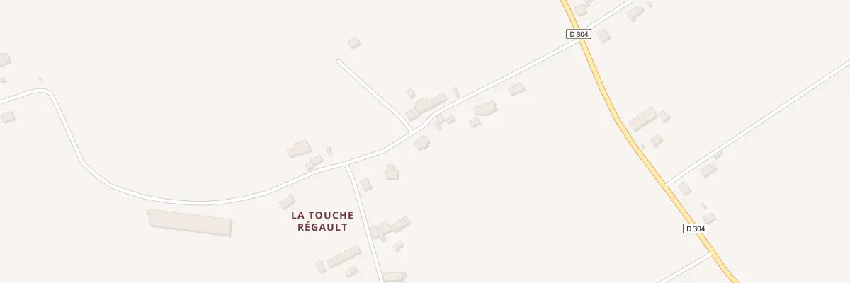 Plan du 22 La Touche Régaud à Mauron