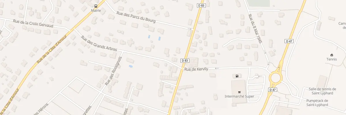 Plan du 21 Rue des Grands Arbres à Saint-Lyphard