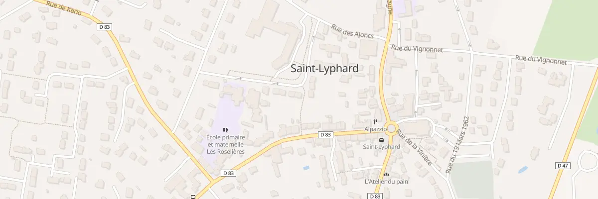 Plan du 16 Rue de la Côte d’Amour à Saint-Lyphard
