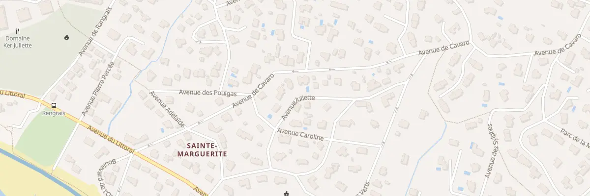Plan du 16 Av de Cavaro à Pornichet