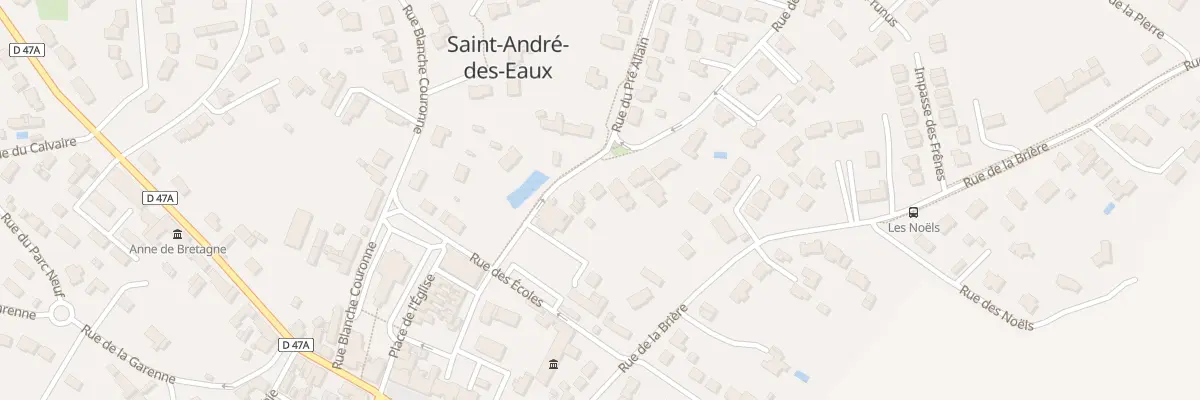 Plan du 10 Rue de la Gaudinais à Saint-André-des-Eaux