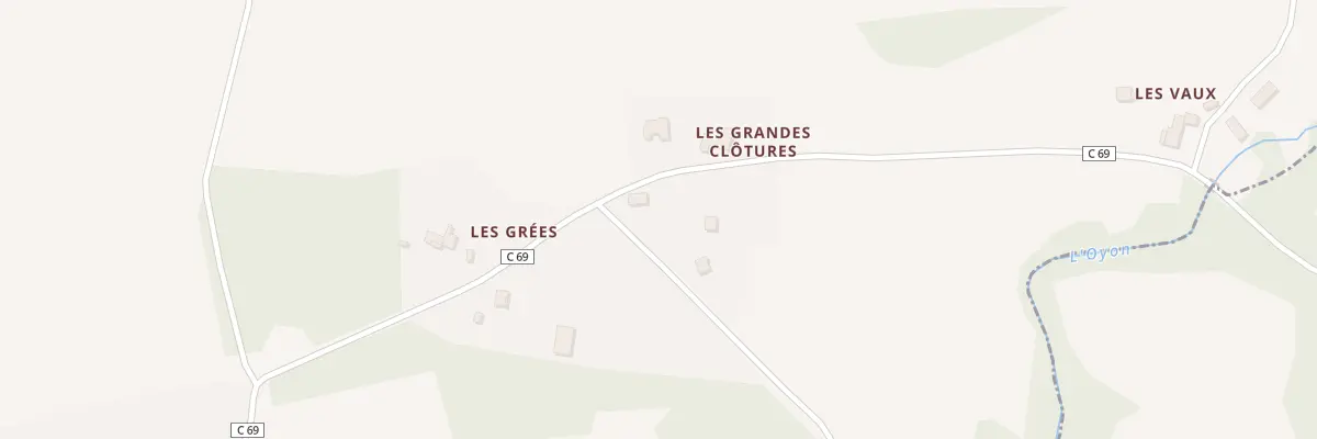 Plan du 5309 Les Grées à Campénéac