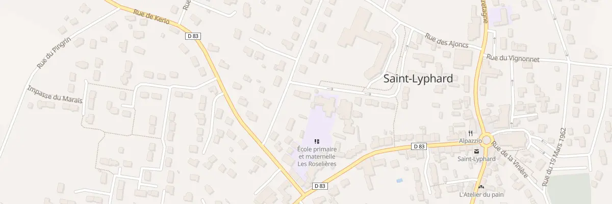 Plan du 4 Rue des Chênes à Saint-Lyphard