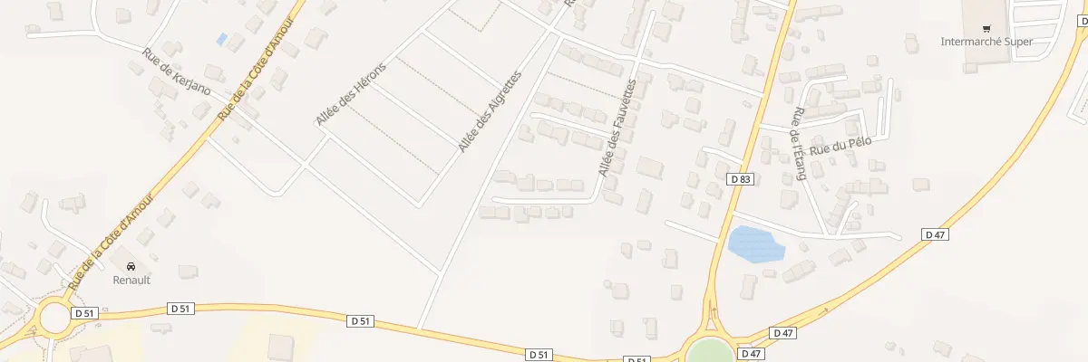 Plan du 6 All des Fauvettes à Saint-Lyphard