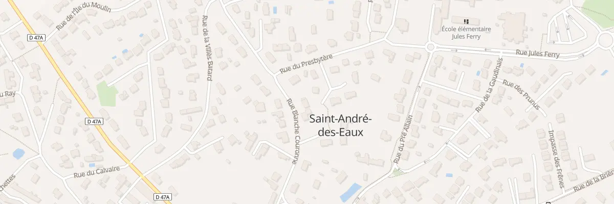 Plan du 3 Rue du Ropanné à Saint-André-des-Eaux