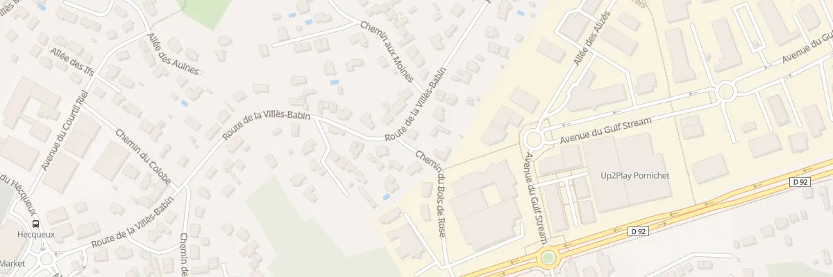 Plan du 37 Rte de la Villès Babin à Pornichet