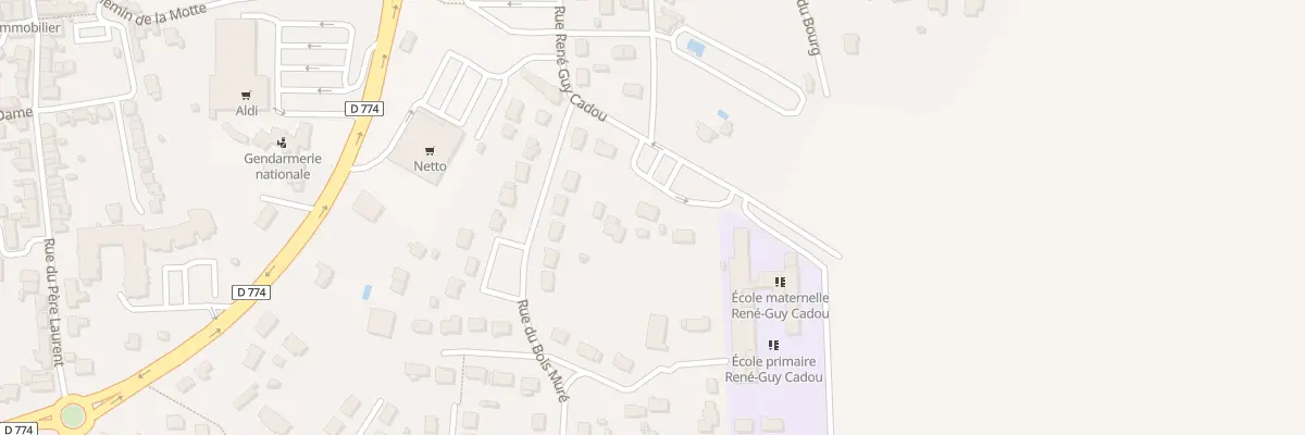 Plan du 10 Rue René Guy Cadou à Herbignac