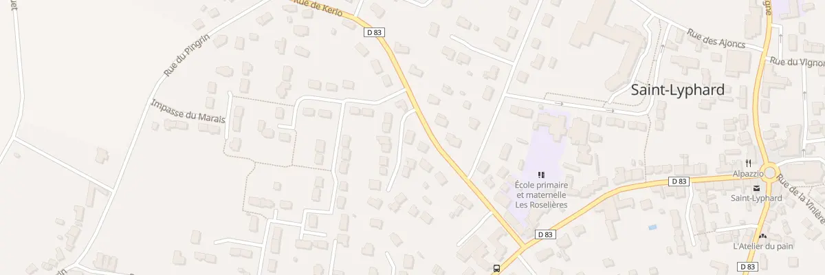Plan du 17 Rue de Kério à Saint-Lyphard