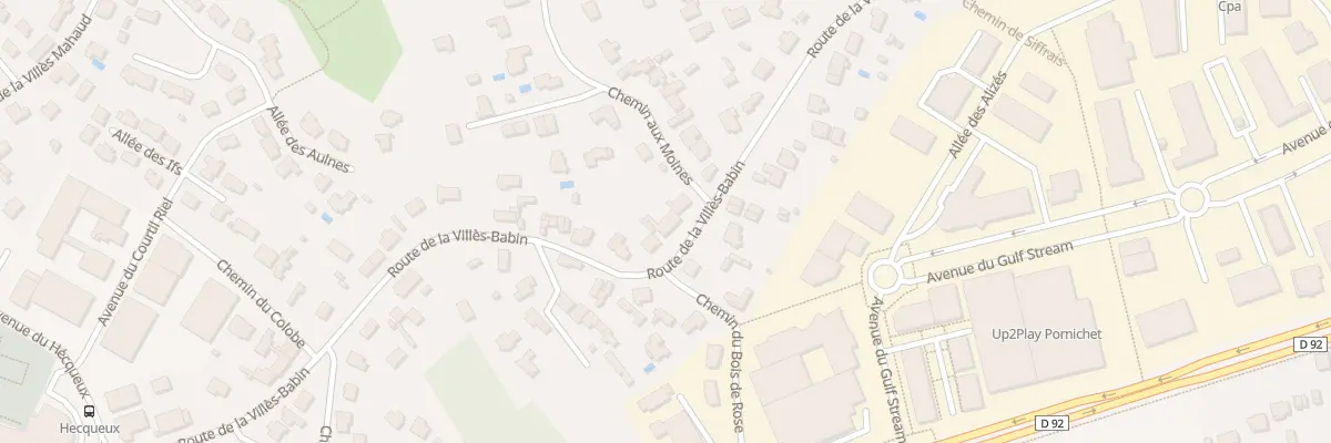 Plan du 50 Rte de la Villès Babin à Pornichet