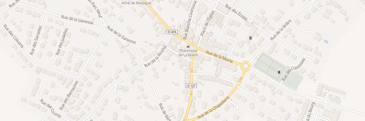 Plan du 10 Rue de la Chapelle à Saint-André-des-Eaux
