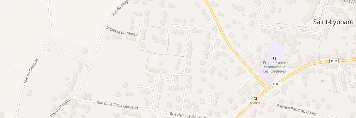 Plan du 13 Rue des Roseaux à Saint-Lyphard