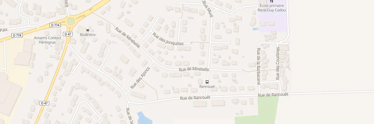 Plan du 19 Rue de Mirebelle à Herbignac