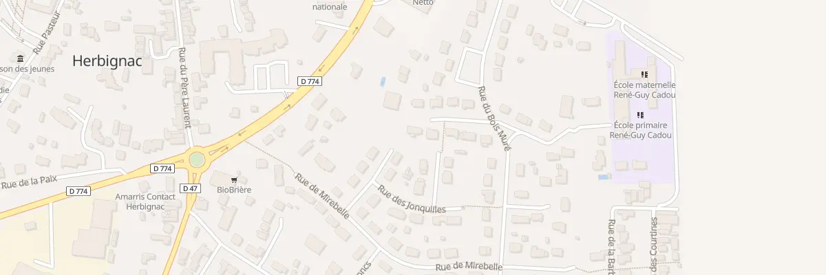 Plan du 2 Rue de la Barilleterie à Herbignac