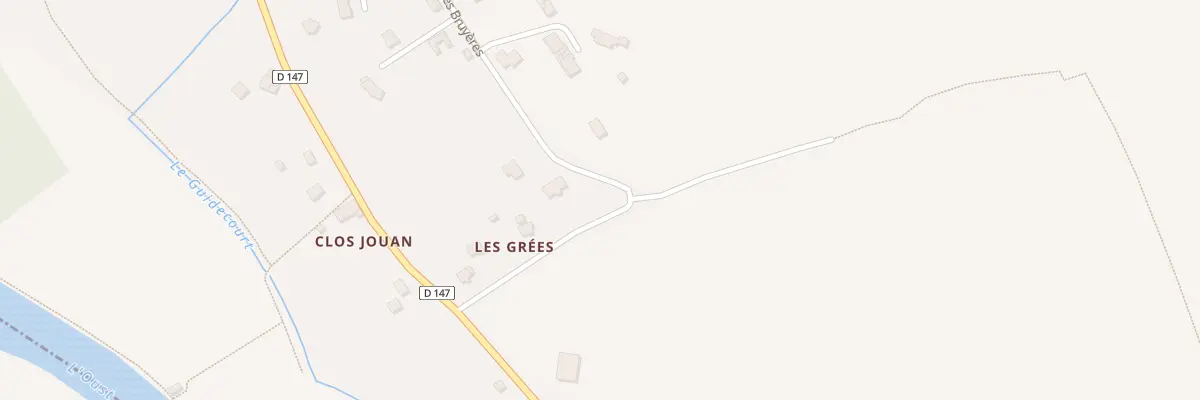 Plan du 5195 Les Grées à Saint-Laurent-sur-Oust