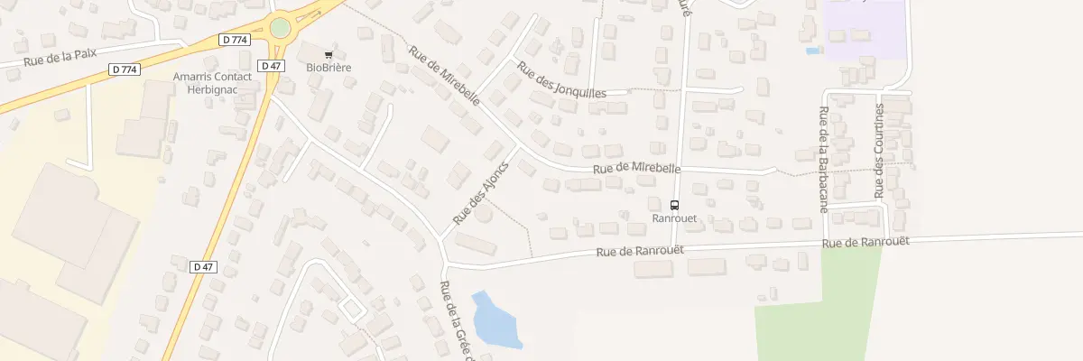 Plan du 20 Rue de Mirebelle à Herbignac