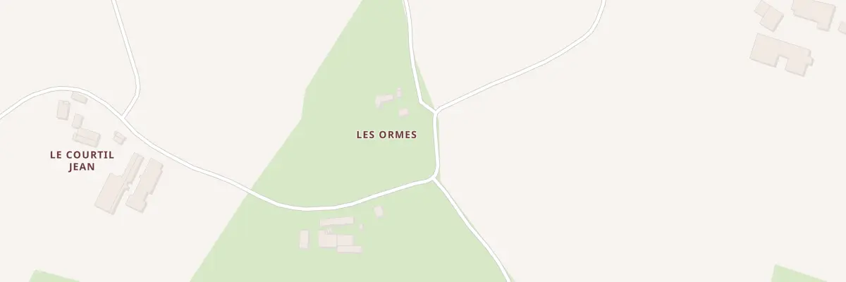 Plan du 1 Les Ormes à Trémorel