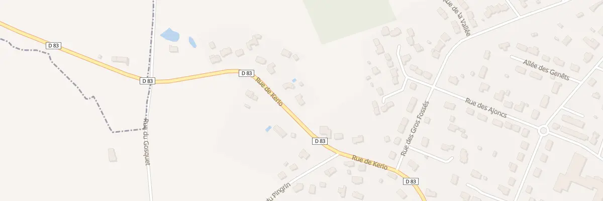 Plan du 26 Rue de Kério à Saint-Lyphard