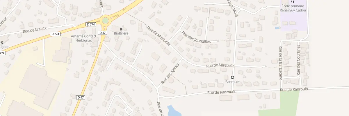 Plan du 18 Rue de Mirebelle à Herbignac