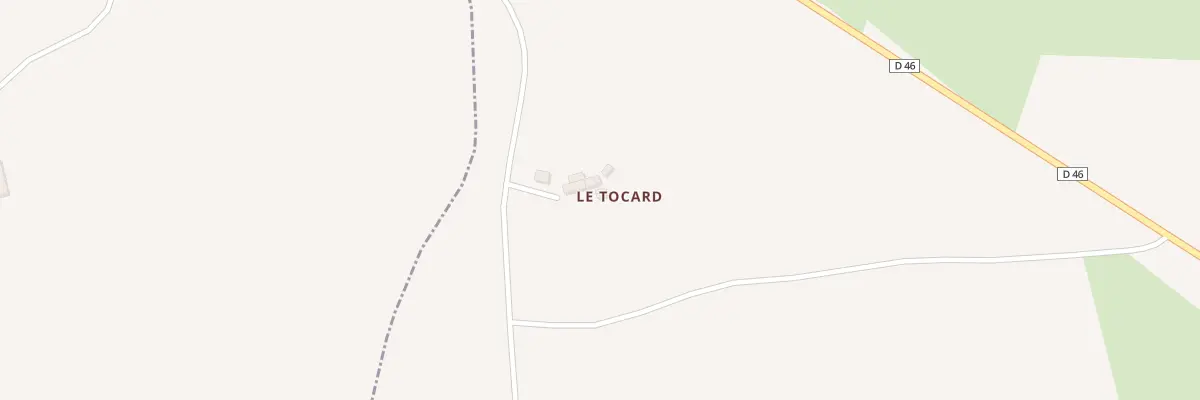 Plan du 19 Le Tocard à Lanrelas