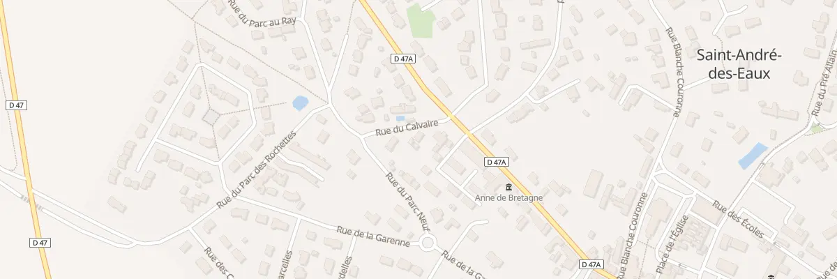 Plan du 5080 Rue du Calvaire à Saint-André-des-Eaux