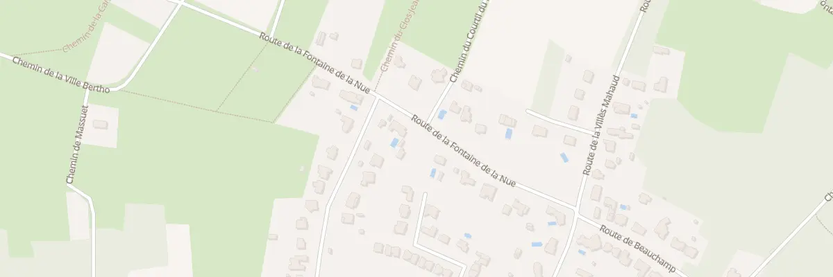 Plan du 14 Rte de la Fontaine de la Nue à Pornichet