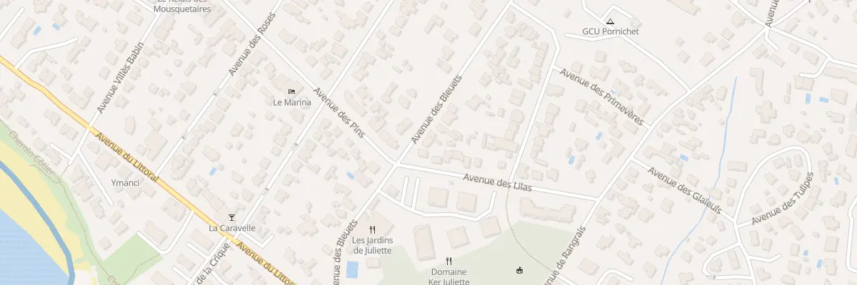 Plan du 6 Av des Bleuets à Pornichet