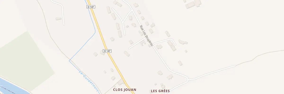 Plan du 5161 Les Grées à Saint-Laurent-sur-Oust