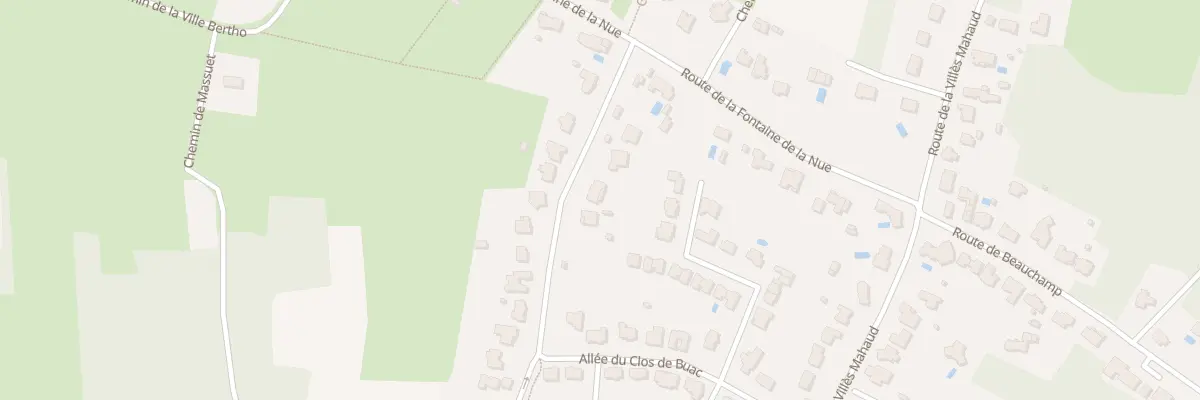 Plan du 20 Che de la Virée des Landes à Pornichet