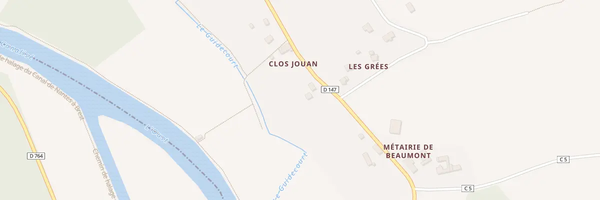 Plan du 5076 Le Clos Jouan à Saint-Laurent-sur-Oust