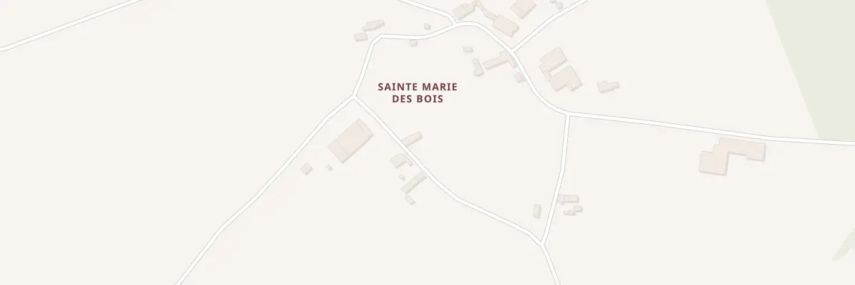 Plan du 51 Sainte Marie des Bois à Éréac