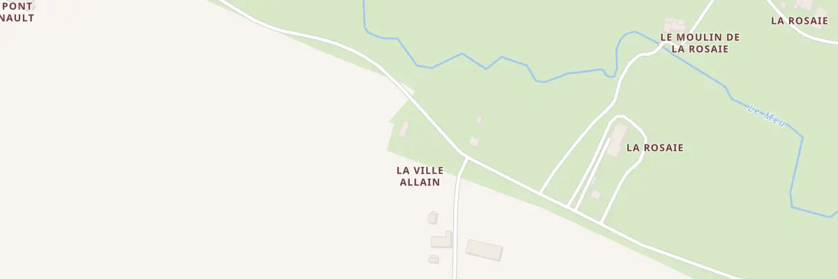 Plan du 1 La Ville Allain à Trémorel