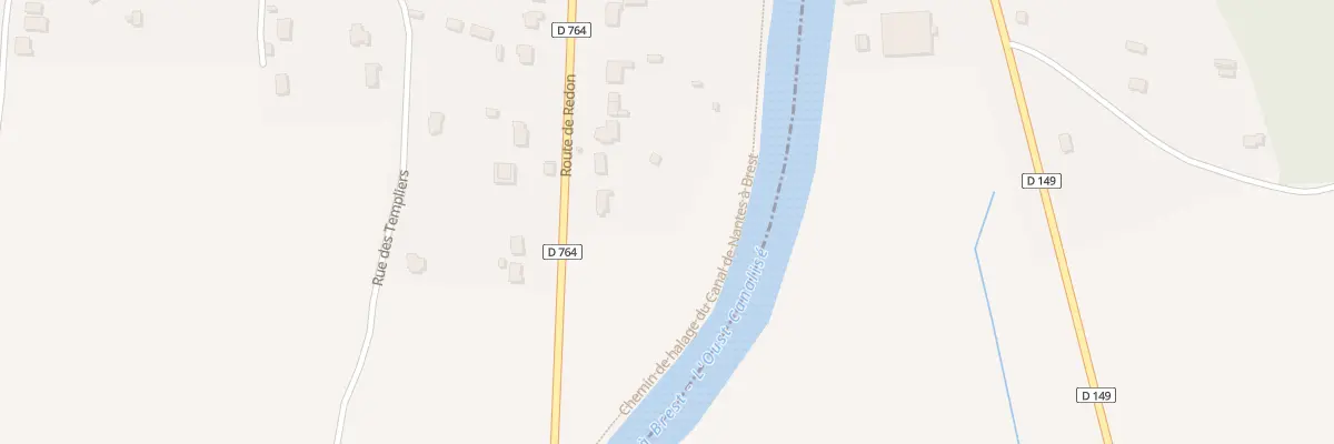 Plan du 25 Rte de Redon à Saint-Congard
