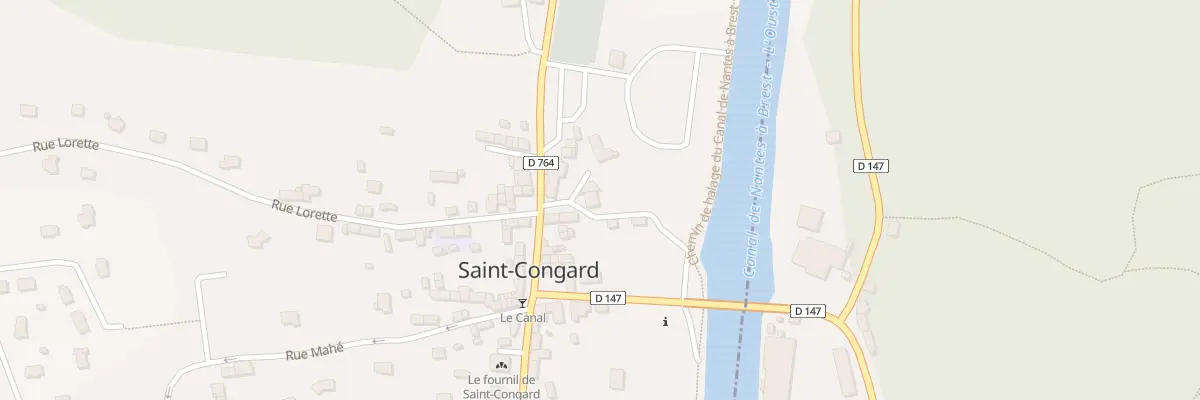Plan du 2 Rue du Presbytère à Saint-Congard