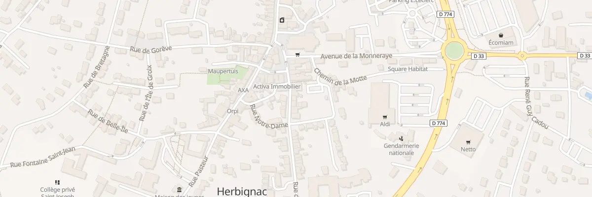 Plan du 5 Rue du Pere Laurent (Rd47) à Herbignac