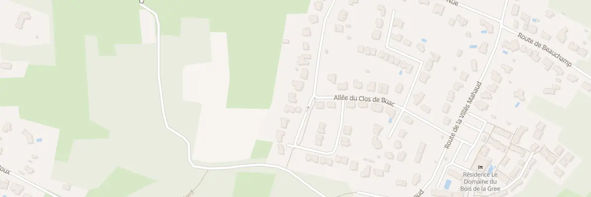 Plan du 5 Che de la Virée des Landes à Pornichet