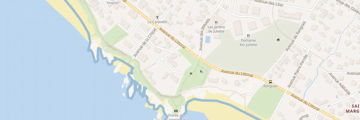 Plan du 1 Av des Fromentières à Pornichet